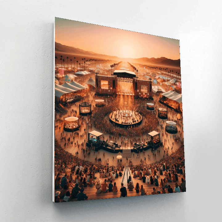 Coachella Valley Music And Arts Festival - Indio, Usa Painting By Numbers Kit