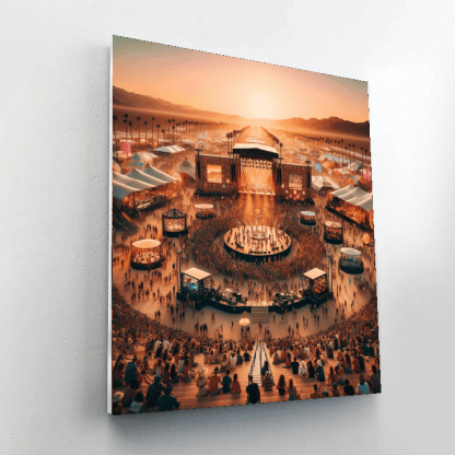 Coachella Valley Music And Arts Festival - Indio, Usa Painting By Numbers Kit