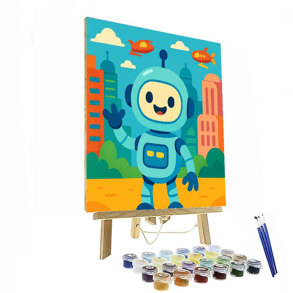 The Friendly Robot Paint By Numbers Kits