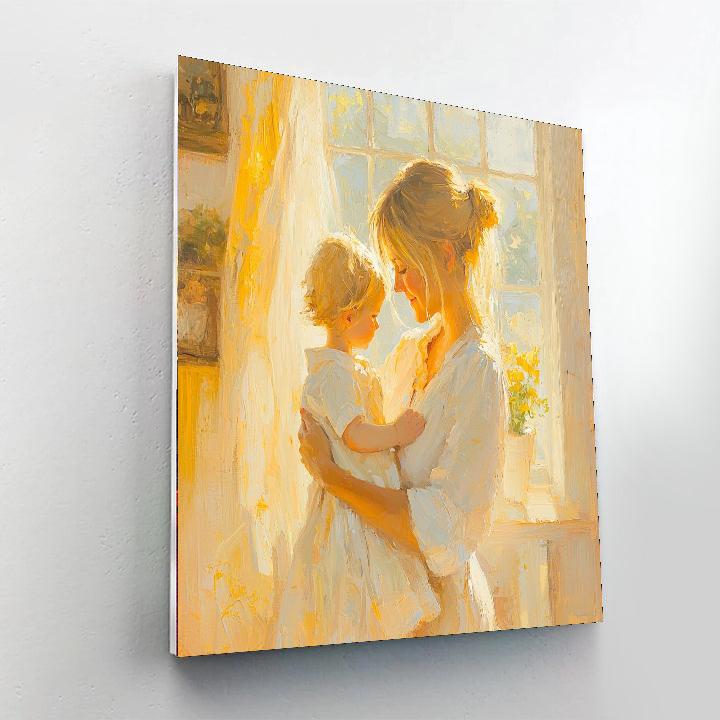 Sunbeam Kisses DIY Paint By Numbers