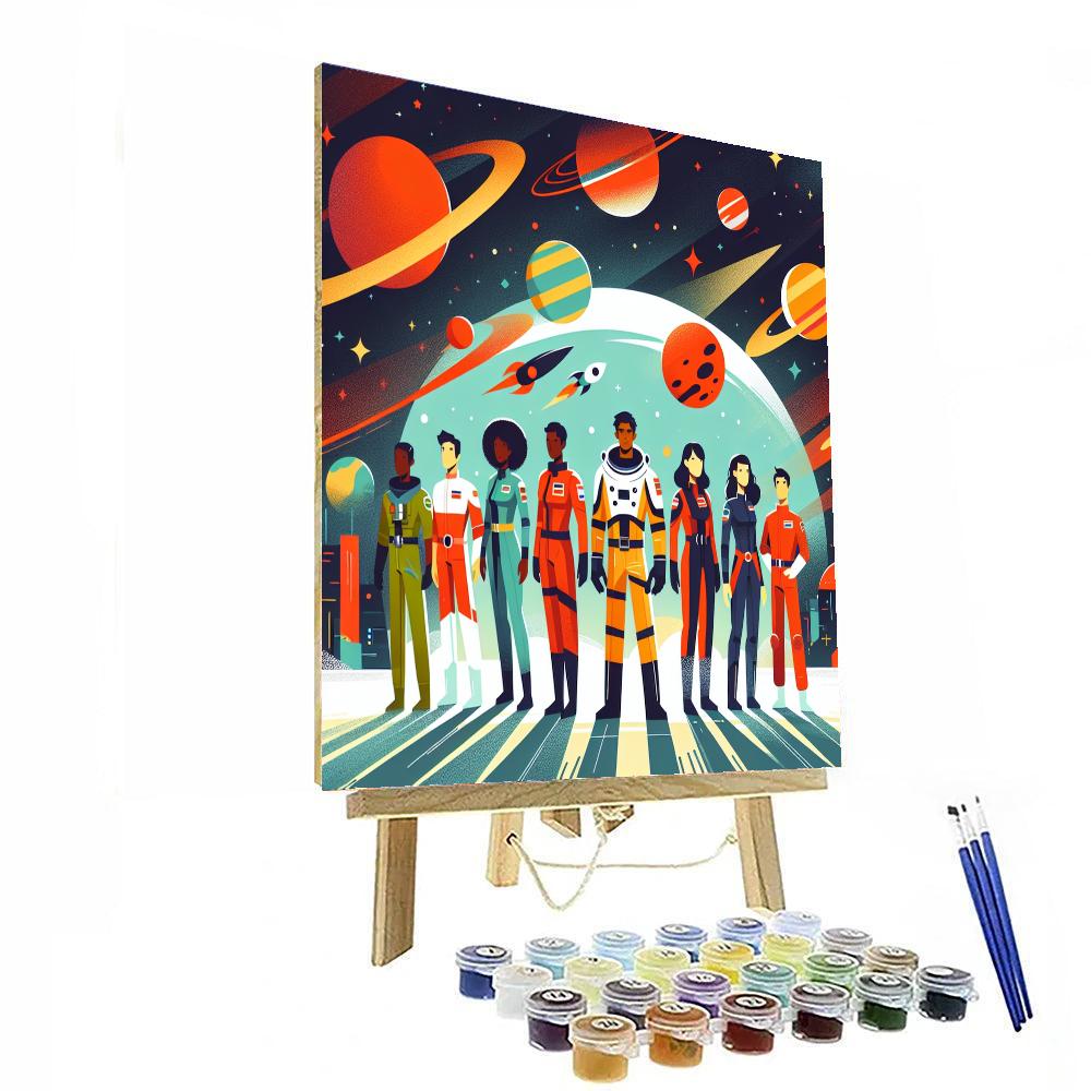Galactic Guardian Gathering Painting Number Kit