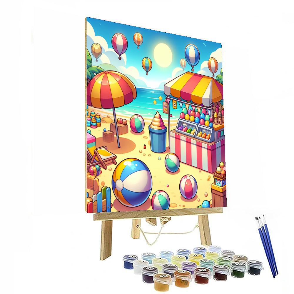 Seaside Fun Festival Numbered Painting Kits