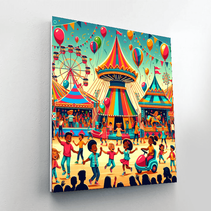 Epic Carnival Adventure Number Painting