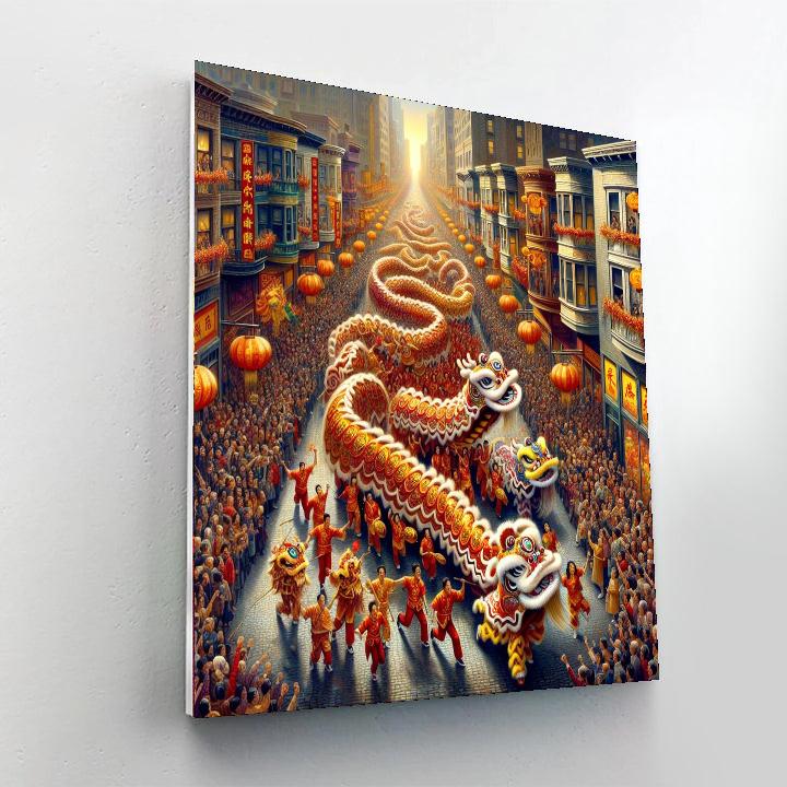 Chinese New Year Parade - United States Paint By Numbers