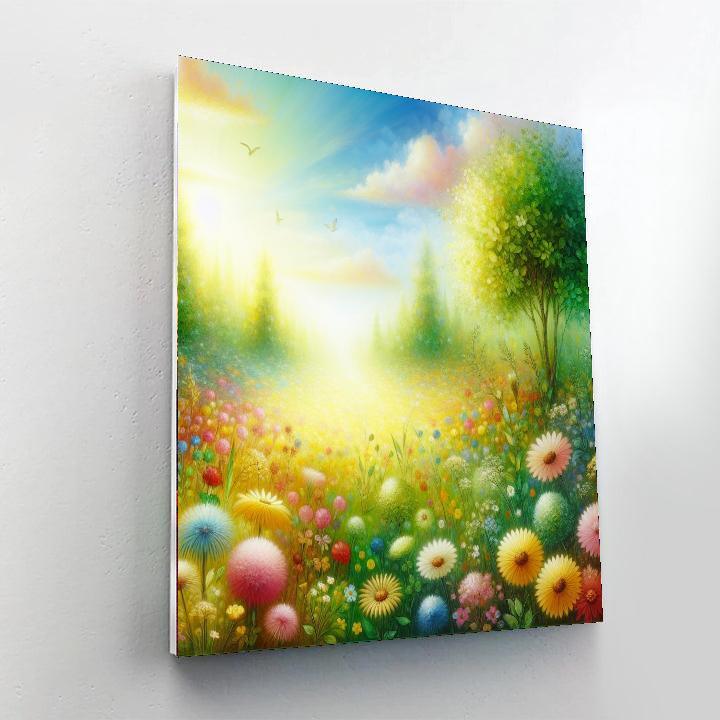 Meadow's Playful Dance Paint By Numbers