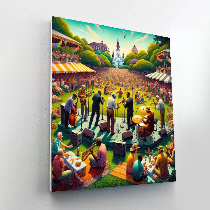 Jazz In The Park - United States Paint By Numbers Art