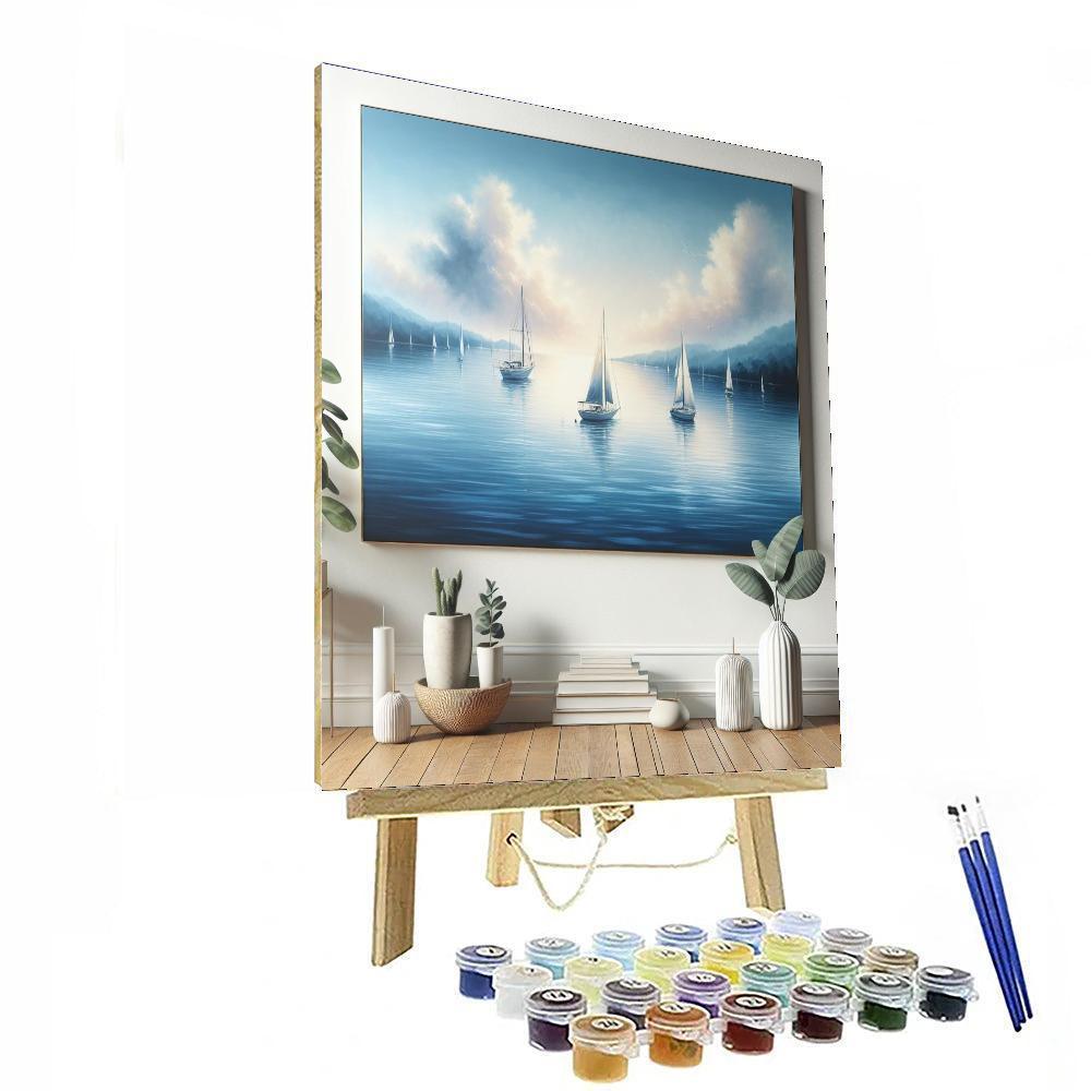 Sailing Away To Paradise Paint By Numbers Art