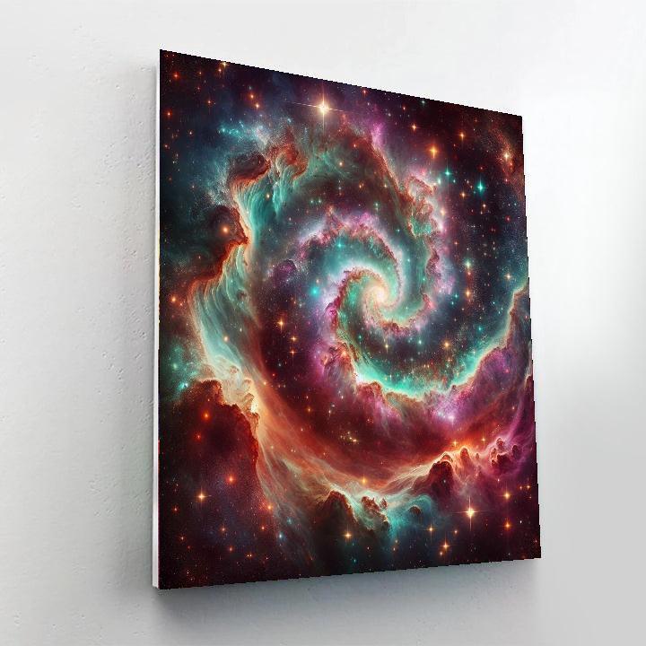 Ethereal Galaxy Expedition Paint By Numbers Art