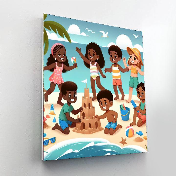 Dazzling Summer Beach Paint By Number