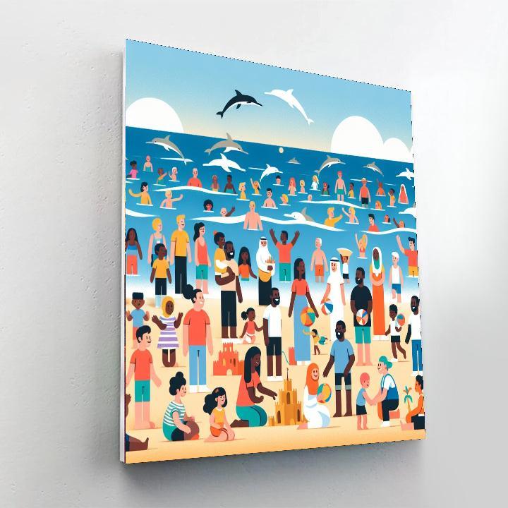 Seaside Summer Celebration Paint By Color