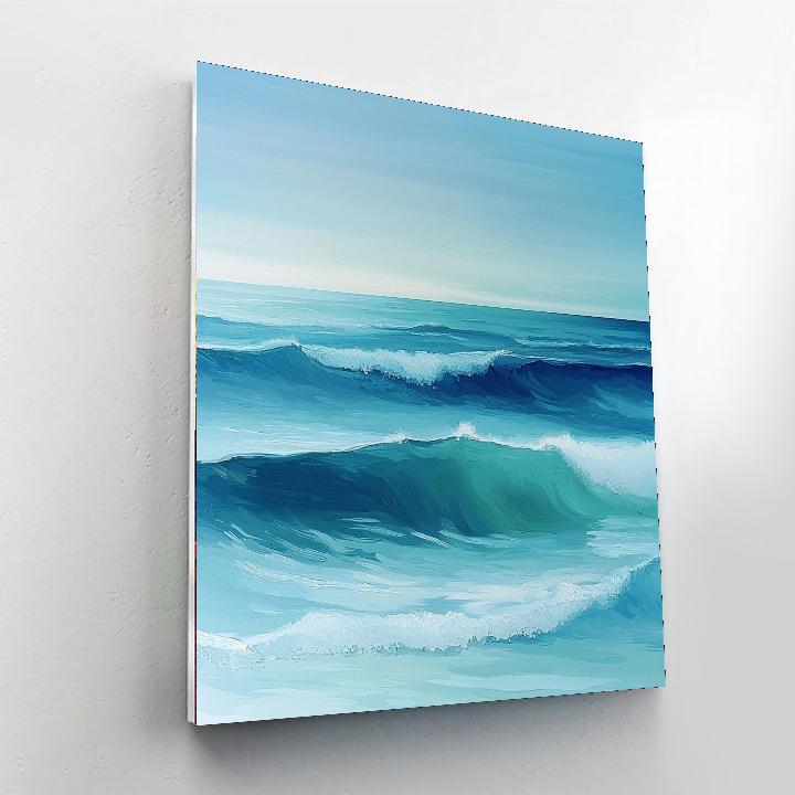 Leonardo Da Vinci Inspired Eternal Wave Harmony  Paint By Numbers