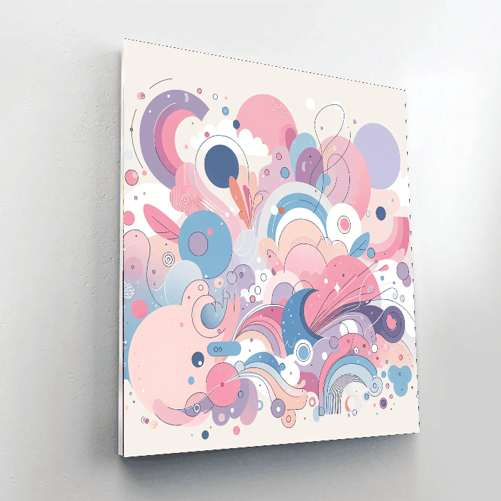 Playful Pastel Dreams Paint By Color