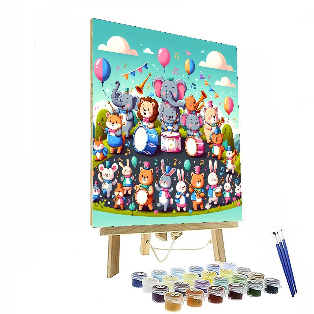Merry Musical Parade Painting By Numbers Kit