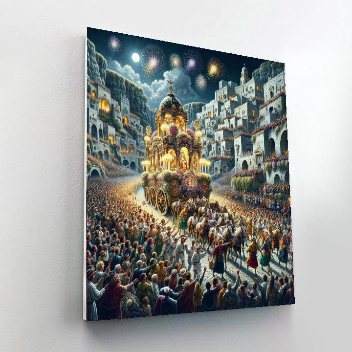 Festa Della Madonna Bruna - Matera, Italy DIY Paint By Numbers