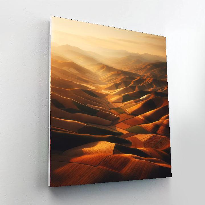 Countryside Quilt Painting Number Kit