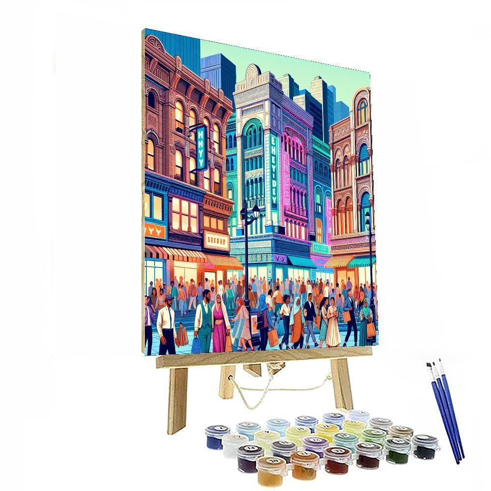 Charming City Street - DIY Painting By Numbers Kit – Artistry Rack