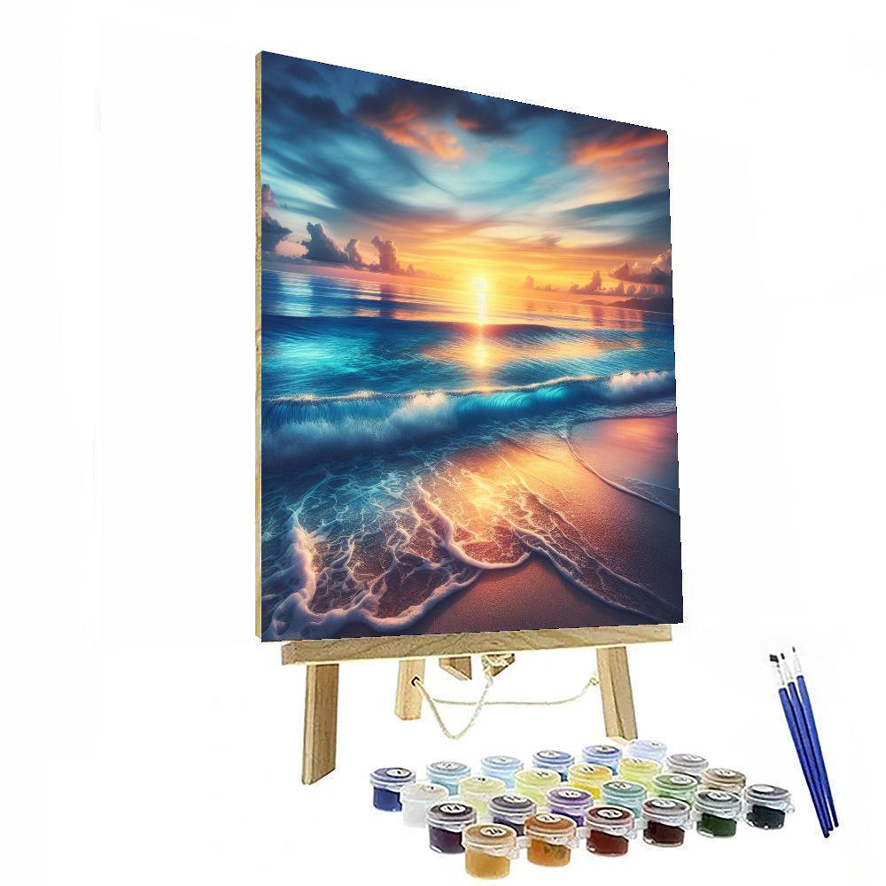 Glistening Ocean View Paint By Numbers Kits