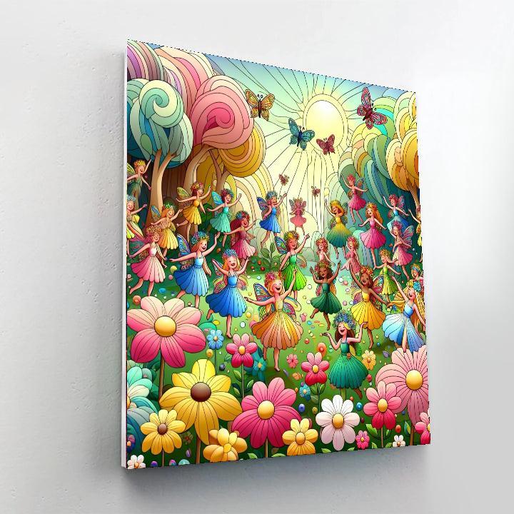 Wonderful World Of Fairies Painting By Numbers Kit