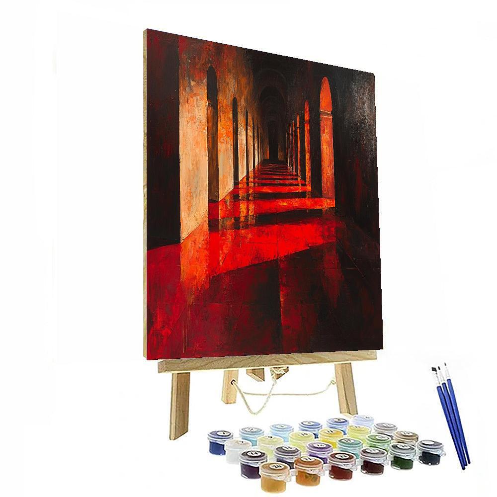 Caravaggio Inspired Shadow And Light  Number Painting