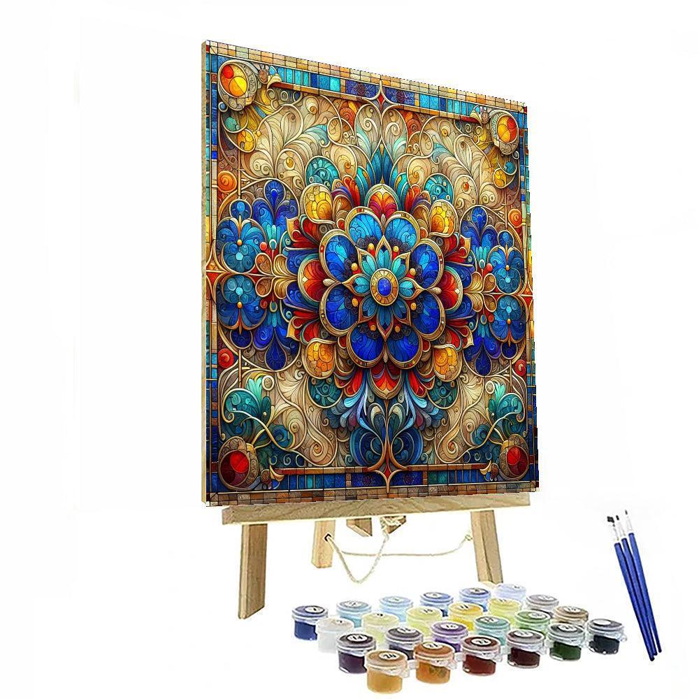 Stained Glass Wonder Paint By Numbers Art