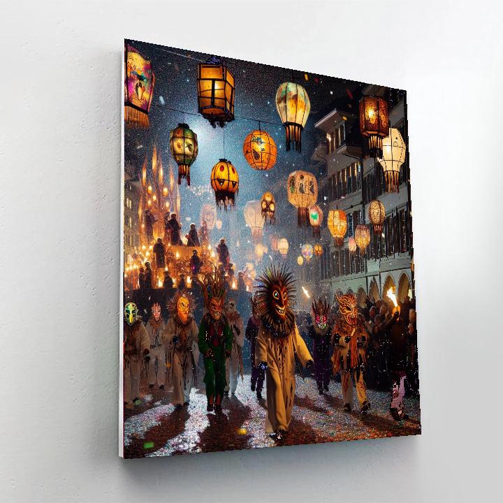 Basel Fasnacht - Basel Number Painting