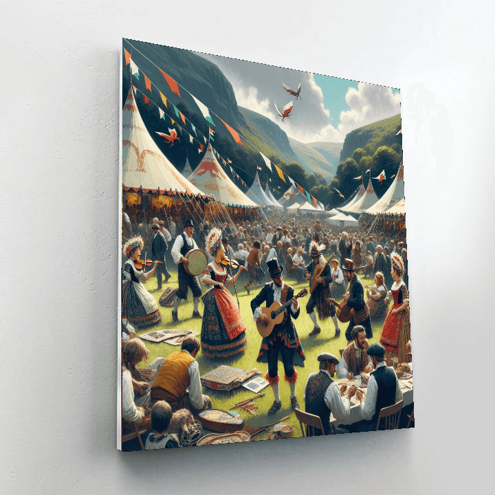 National Eisteddfod Of Wales - Uk Paint By Numbers Kits