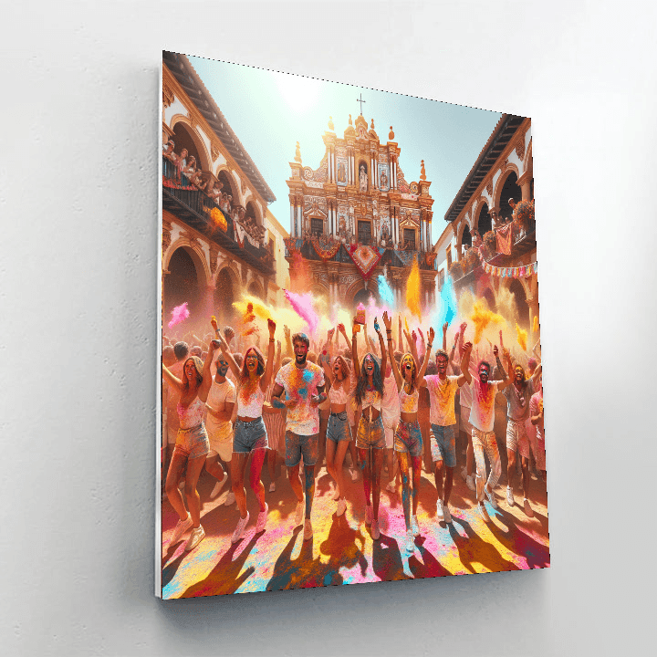 Festival Of Colors - Spain Paint By Number
