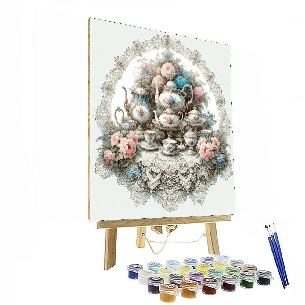 Victorian Tea Time Affair Paint By Number