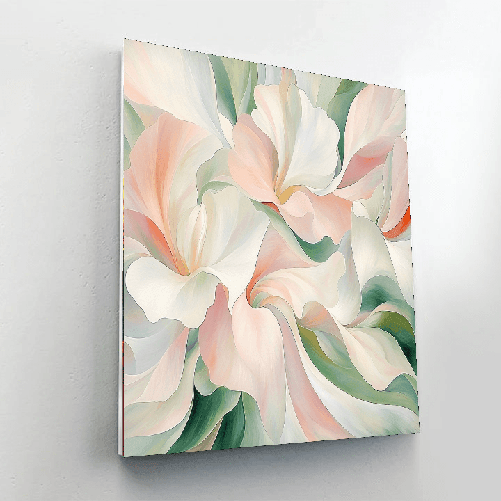Georgia O'Keeffe Inspired Petals In The Wind  Paint By Numbers Art