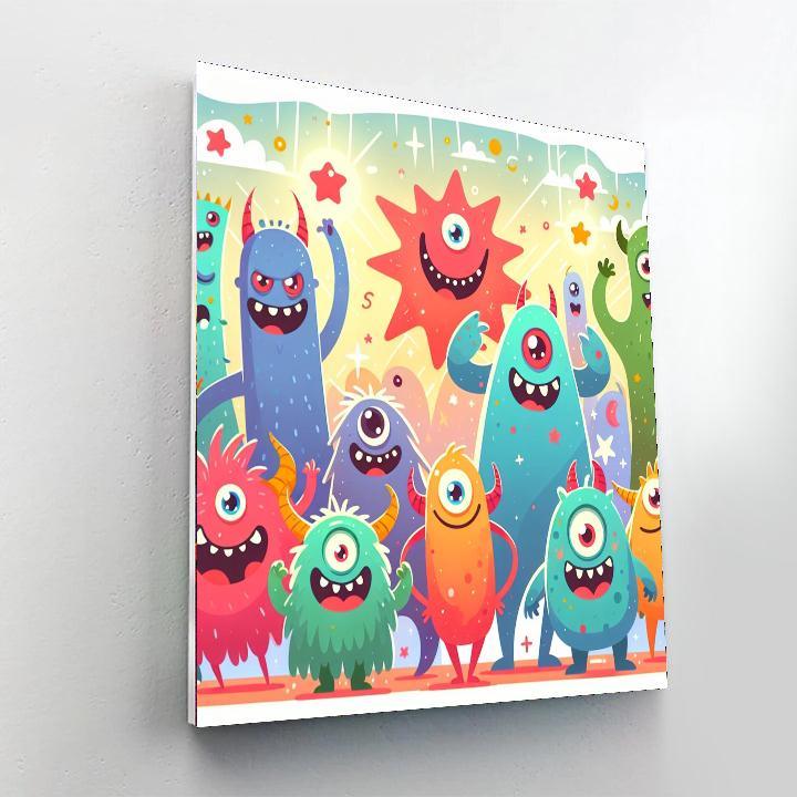 Mythical Monster Mash Paint By Numbers Kits