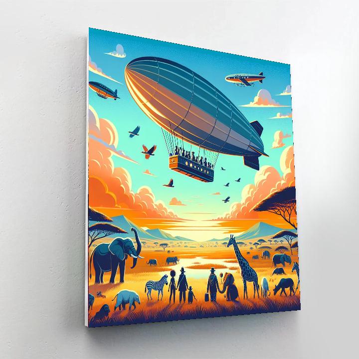 Safari Skylanders Paint By Numbers Art