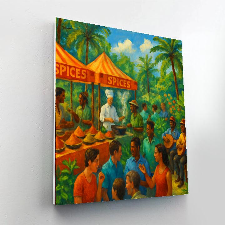 Spice Festival - Grenada Painting By Numbers Kit