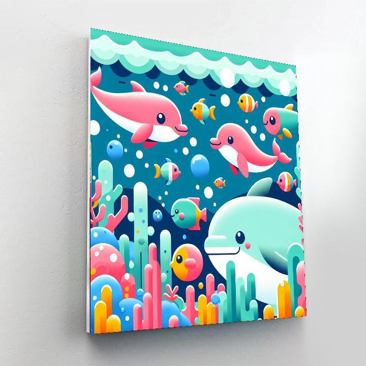 Bright Ocean Explorers Painting By Numbers Kit