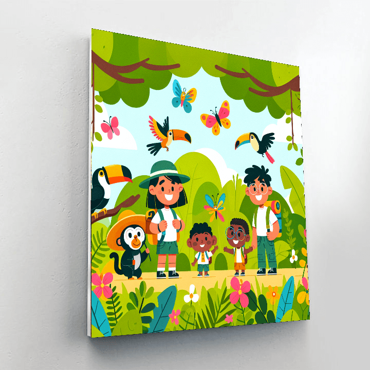 Jungle Explorers DIY Paint By Numbers
