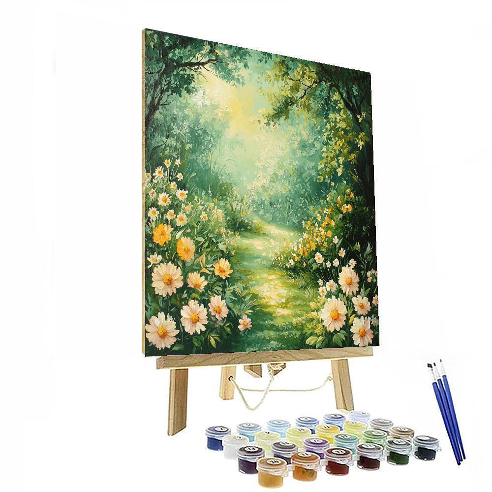 Pierre-Auguste Renoir Inspired Serenity's Garden  Painting By Numbers Kit