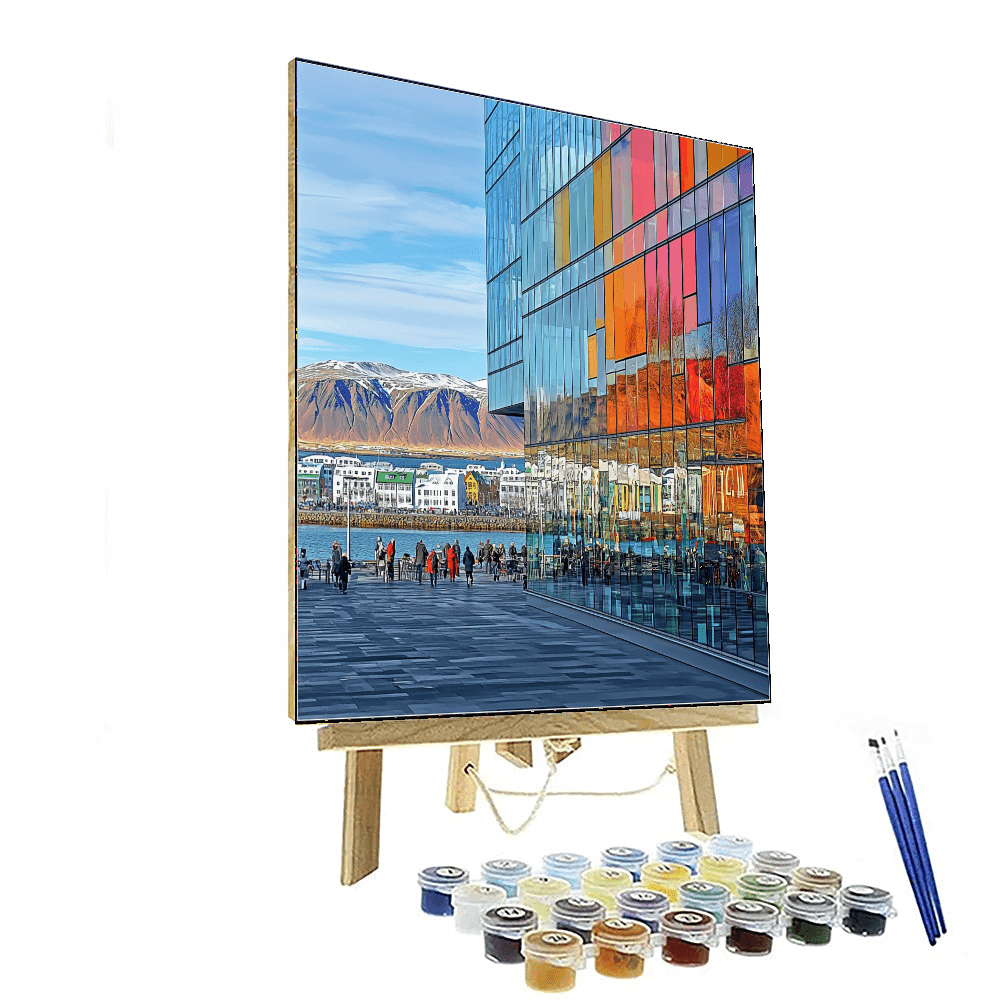 Reykjavik City Center Paint By Numbers