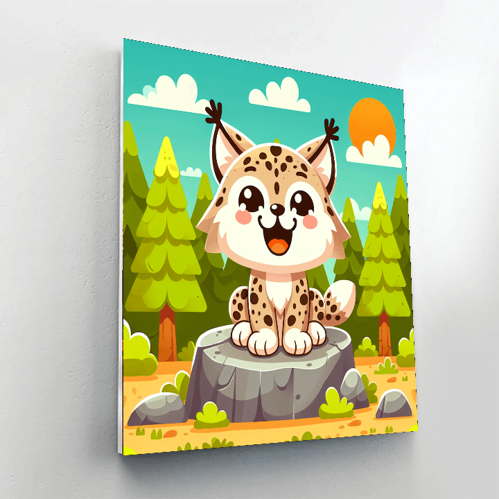 Lively Lynx Paint By Color