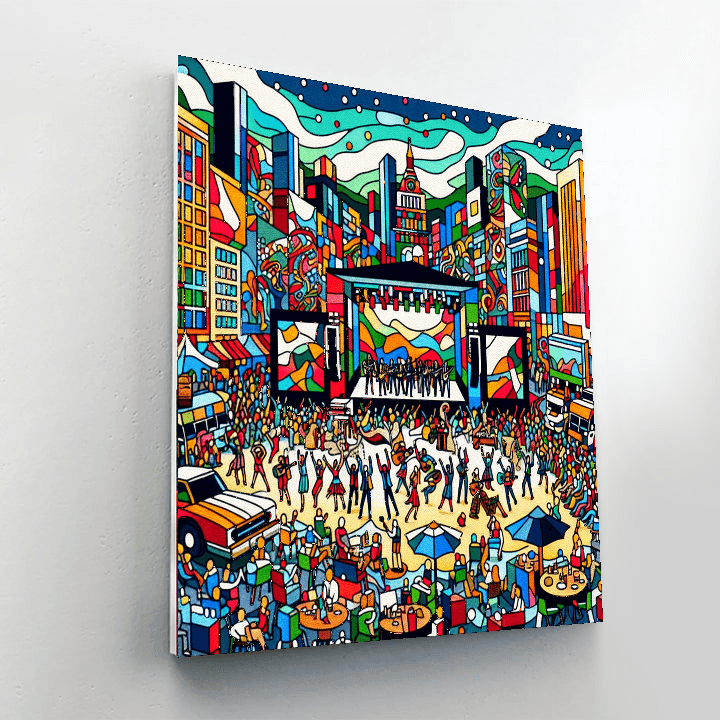 Perth International Arts Festival - Australia Numbered Painting Kits