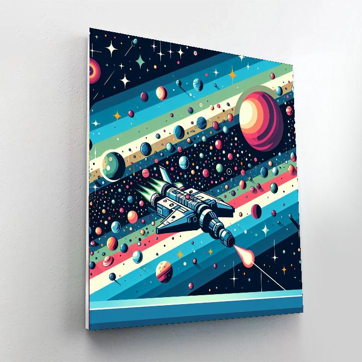 Galactic Quest Journey DIY Paint By Numbers