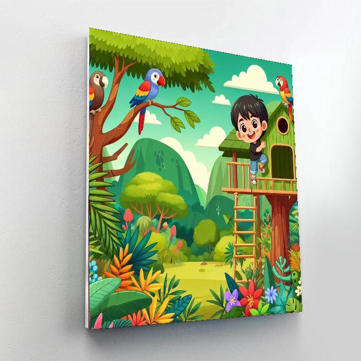 Jungle Canopy Clubhouse Paint By Numbers Kits