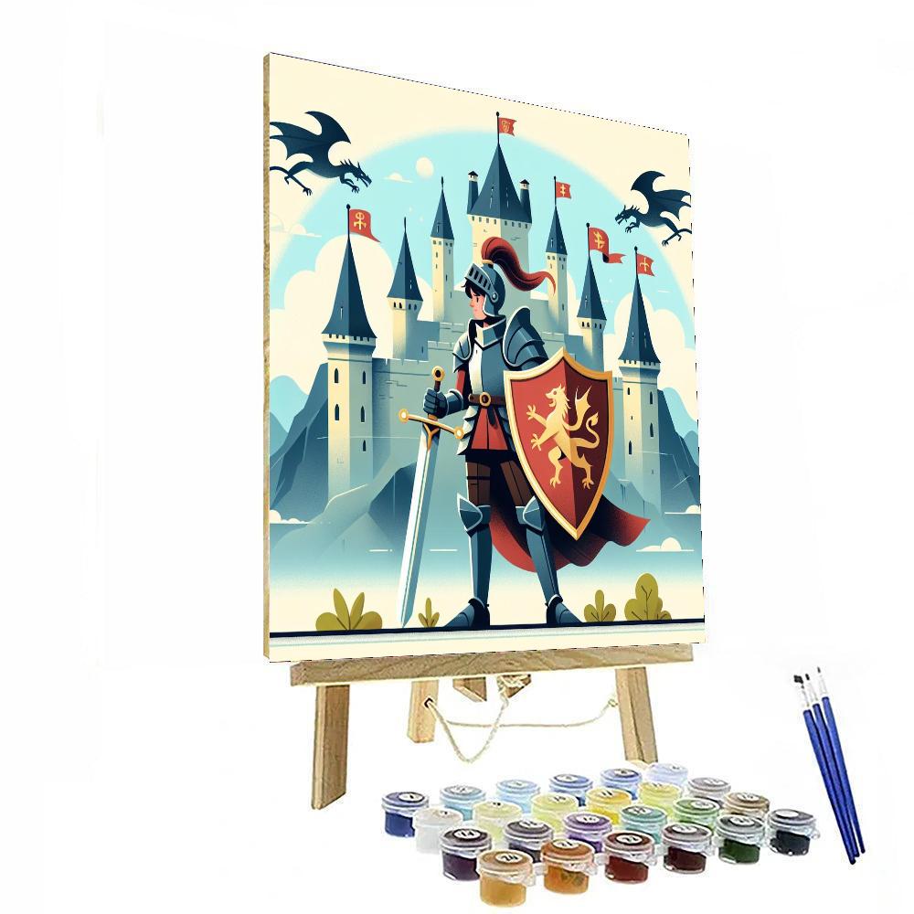 Medieval Kingdom Conquest Painting Number Kit