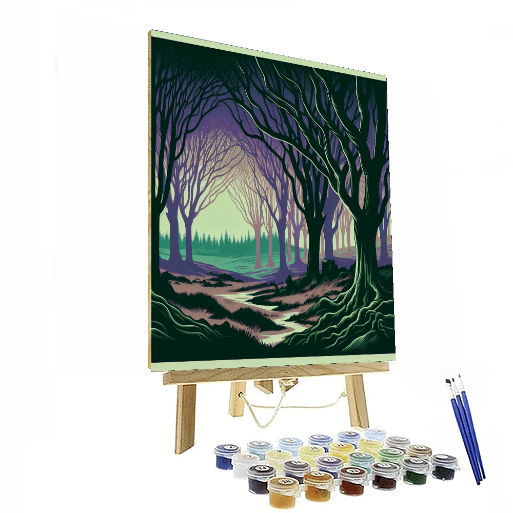 Celtic Twilight Woods Number Painting