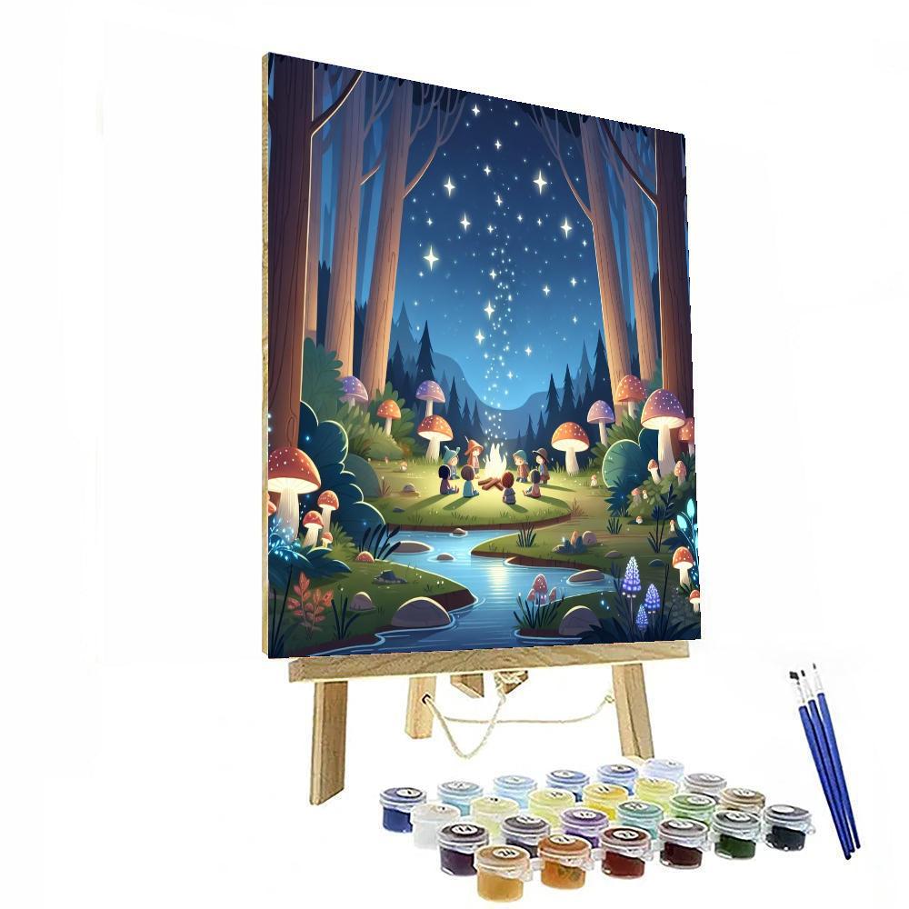Magic Forest Retreat Painting Number Kit
