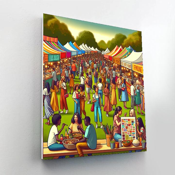 Taste Of Chicago - United States Number Painting