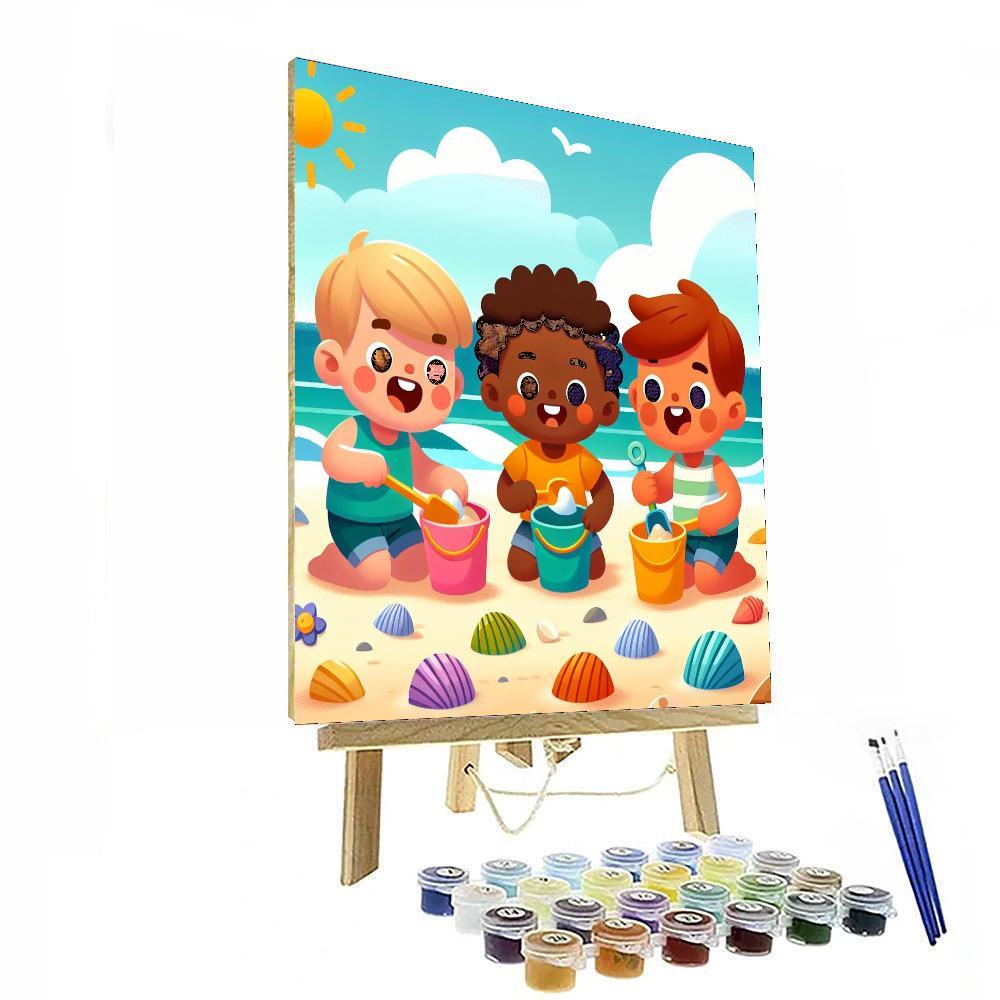 Seaside Treasure Tales Painting By Numbers Kit