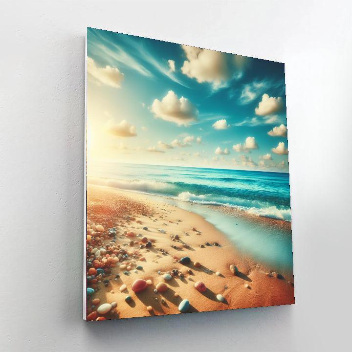 Sun-kissed Coastal Serenity Paint By Number