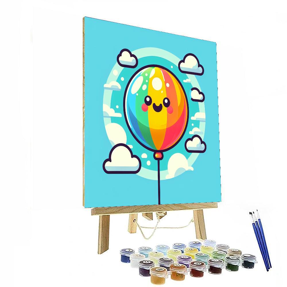 Vibrant Balloon Painting By Numbers Kit