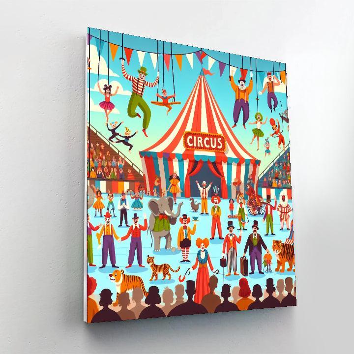 Circus Of Laughs Paint By Color
