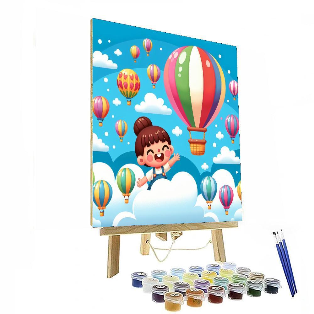 Floating Balloon Festival Paint By Numbers Kits
