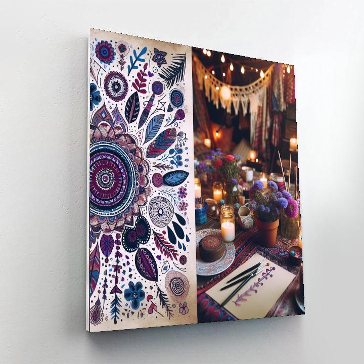 Bohemian Dreamland Paint By Color